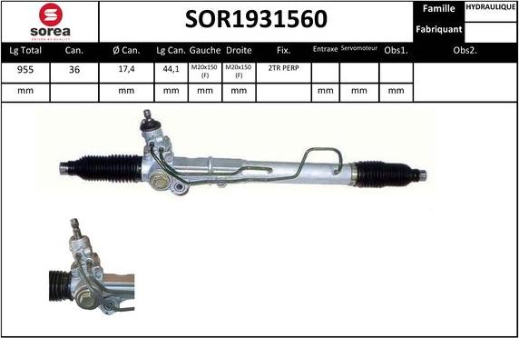 SNRA SOR1931560 - upravljački mehanizam www.molydon.hr