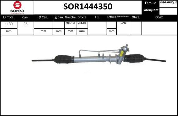 SNRA SOR1444350 - upravljački mehanizam www.molydon.hr