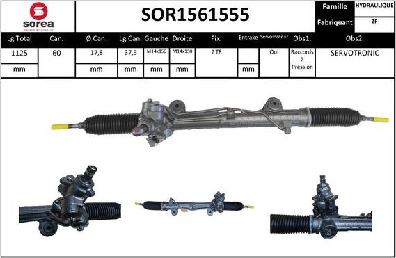 SNRA SOR1561555 - upravljački mehanizam www.molydon.hr