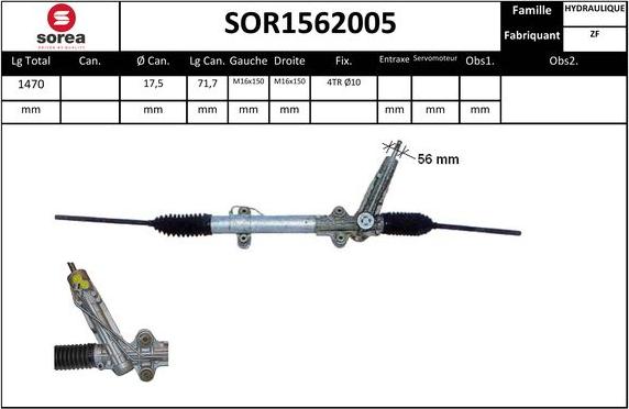 SNRA SOR1562005 - upravljački mehanizam www.molydon.hr