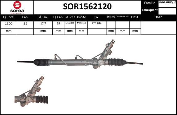 SNRA SOR1562120 - upravljački mehanizam www.molydon.hr