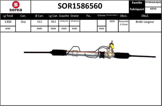 SNRA SOR1586560 - upravljački mehanizam www.molydon.hr