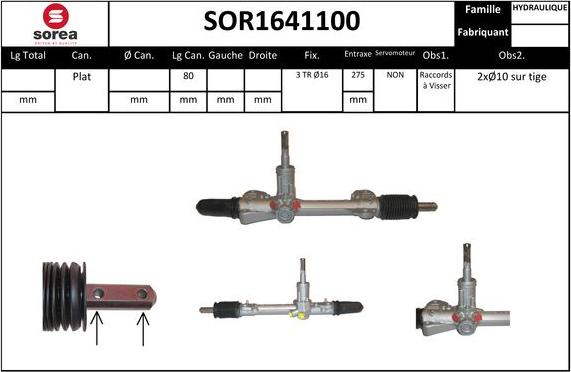 SNRA SOR1641100 - upravljački mehanizam www.molydon.hr