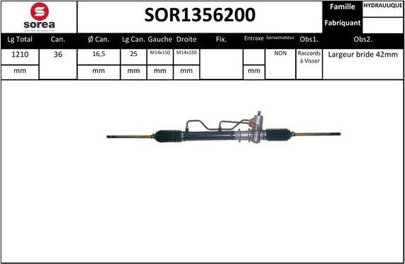 SNRA SOR1356200 - upravljački mehanizam www.molydon.hr