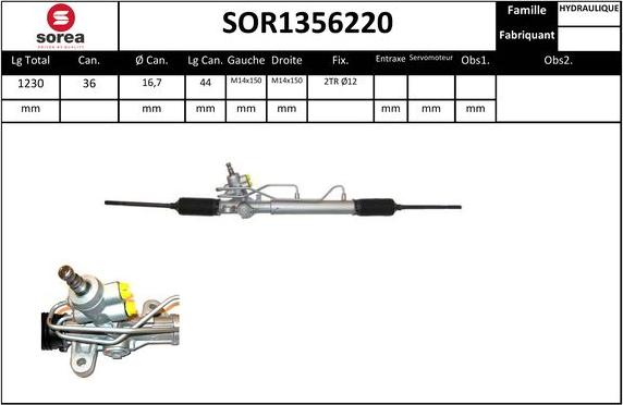 SNRA SOR1356220 - upravljački mehanizam www.molydon.hr