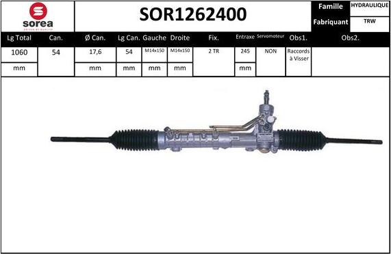 SNRA SOR1262400 - upravljački mehanizam www.molydon.hr