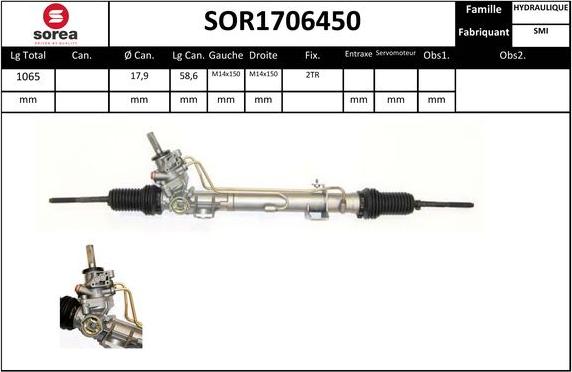 SNRA SOR1706450 - upravljački mehanizam www.molydon.hr