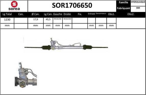 SNRA SOR1706650 - upravljački mehanizam www.molydon.hr