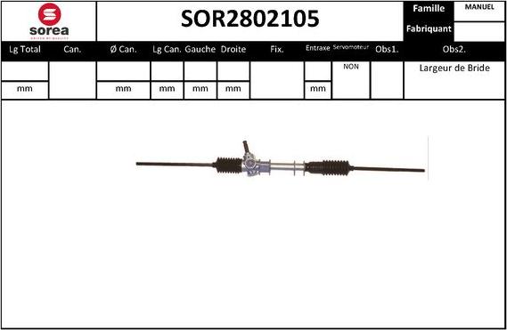 SNRA SOR2802105 - upravljački mehanizam www.molydon.hr