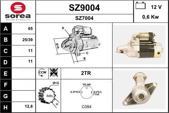 SNRA SZ9004 - Starter www.molydon.hr