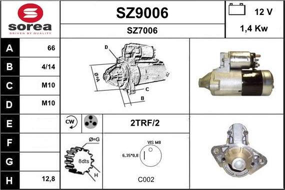SNRA SZ9006 - Starter www.molydon.hr