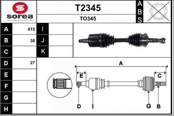 SNRA T2345 - Pogonska osovina www.molydon.hr