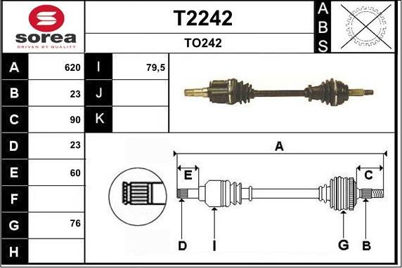 SNRA T2242 - Pogonska osovina www.molydon.hr