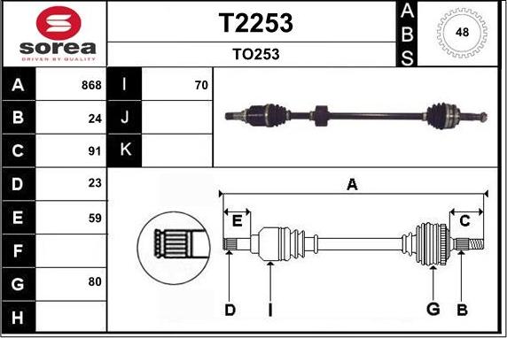 SNRA T2253 - Pogonska osovina www.molydon.hr