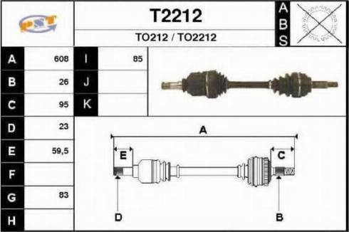 SNRA T2212 - Pogonska osovina www.molydon.hr