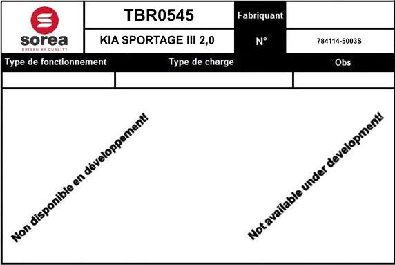 SNRA TBR0545 - Kompresor, prehranjivac www.molydon.hr