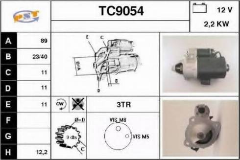 SNRA TC9054 - Starter www.molydon.hr