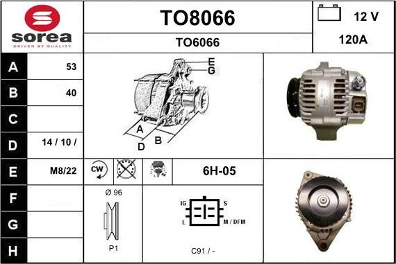 SNRA TO8066 - Alternator www.molydon.hr