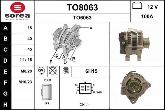 SNRA TO8063 - Alternator www.molydon.hr