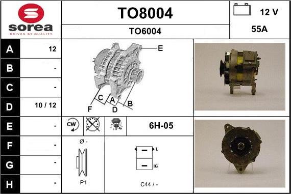 SNRA TO8004 - Alternator www.molydon.hr