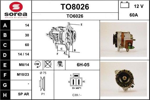 SNRA TO8026 - Alternator www.molydon.hr