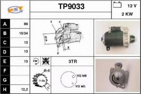 SNRA TP9033 - Starter www.molydon.hr