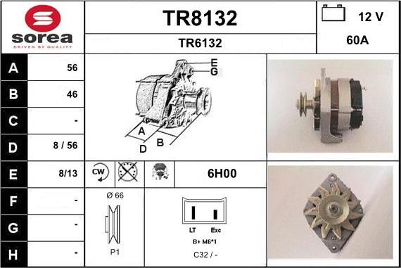 SNRA TR8132 - Alternator www.molydon.hr