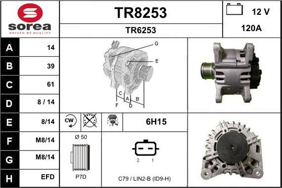 SNRA TR8253 - Alternator www.molydon.hr