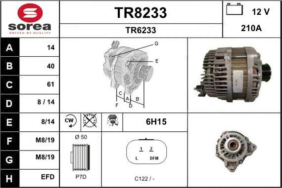 SNRA TR8233 - Alternator www.molydon.hr