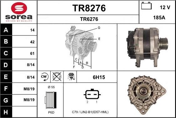 SNRA TR8276 - Alternator www.molydon.hr