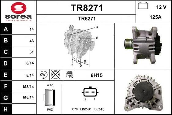 SNRA TR8271 - Alternator www.molydon.hr