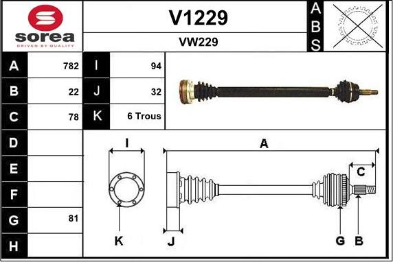 SNRA V1229 - Pogonska osovina www.molydon.hr