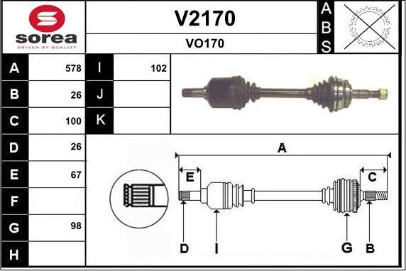 SNRA V2170 - Pogonska osovina www.molydon.hr