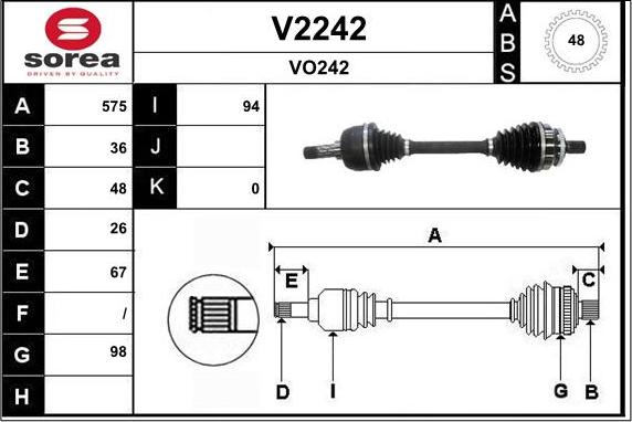 SNRA V2242 - Pogonska osovina www.molydon.hr