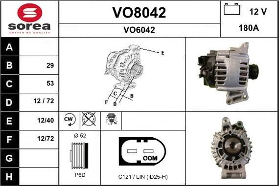 SNRA VO8042 - Alternator www.molydon.hr