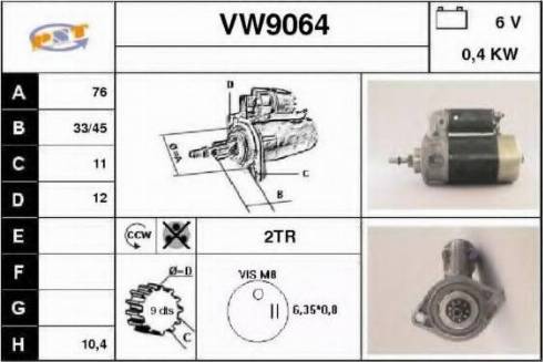 SNRA VW9064 - Starter www.molydon.hr