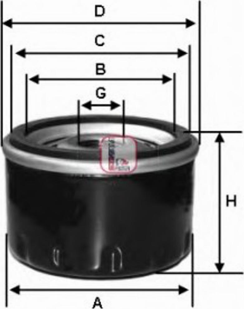 Sofima S 5610 R - Filter za ulje www.molydon.hr