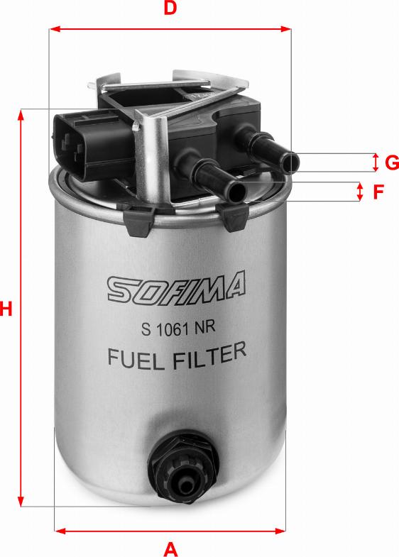 Sofima S 1061 NR - Filter za gorivo www.molydon.hr