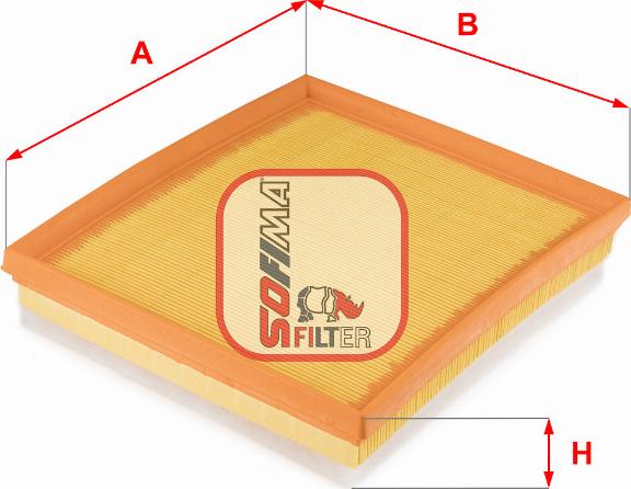 Sofima S 3648 A - Filter za zrak www.molydon.hr