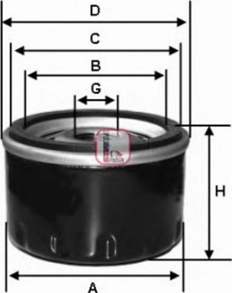 Sofima S 7410 R - Filter za ulje www.molydon.hr