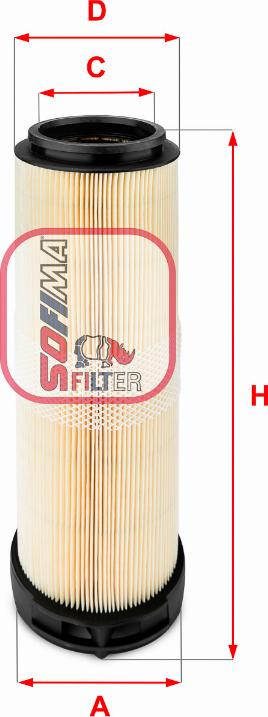 Sofima S 7596 A - Filter za zrak www.molydon.hr