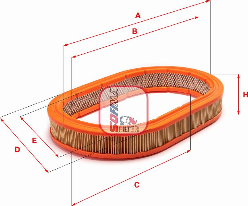 Sofima S 7520 A - Filter za zrak www.molydon.hr