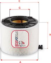 Sofima S 7G33 A - Filter za zrak www.molydon.hr