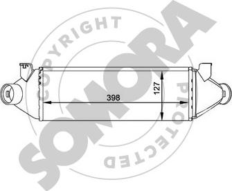 Somora 094445A - Intercooler, hladnjak www.molydon.hr