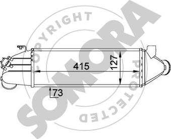 Somora 094445 - Intercooler, hladnjak www.molydon.hr