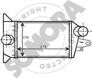 Somora 094345 - Intercooler, hladnjak www.molydon.hr