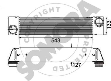 Somora 041345B - Intercooler, hladnjak www.molydon.hr