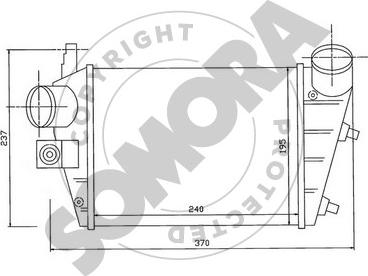 Somora 011245 - Intercooler, hladnjak www.molydon.hr