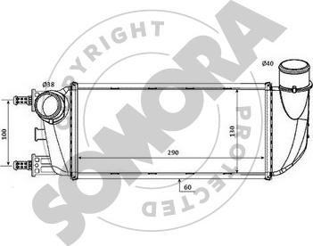 Somora 080245 - Intercooler, hladnjak www.molydon.hr