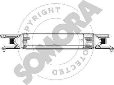 Somora 081545A - Intercooler, hladnjak www.molydon.hr